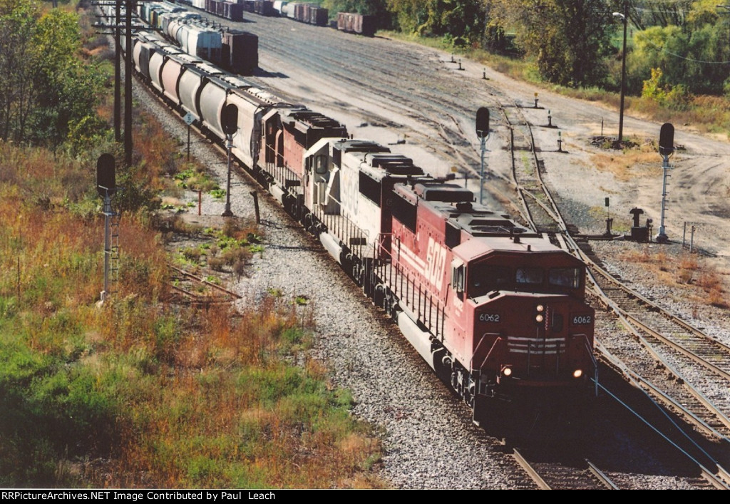 Eastbound grain train